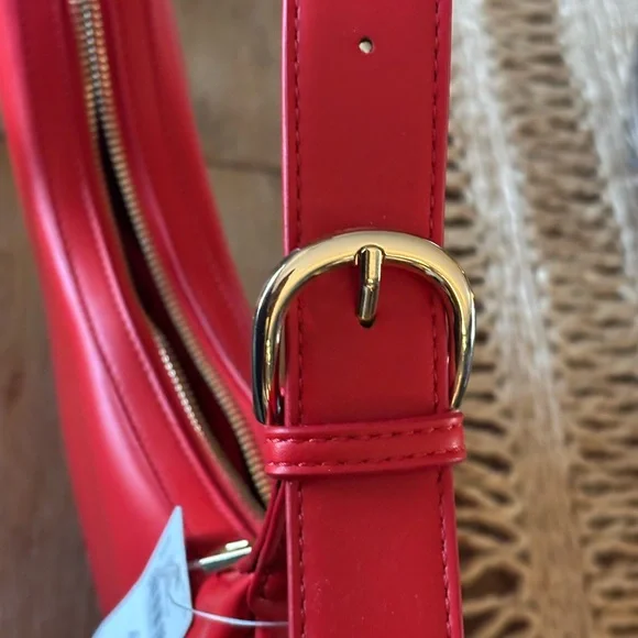 Anthropologie Red Shoulder Bag - Picture 4 of 5